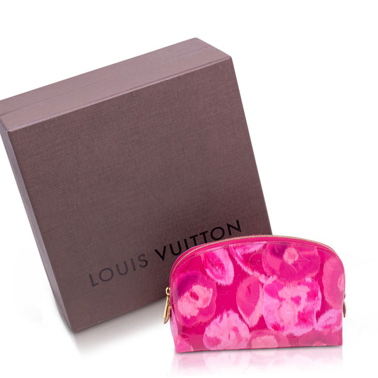 Louis Vuitton Pochette Ikat Vernis Rose Indian