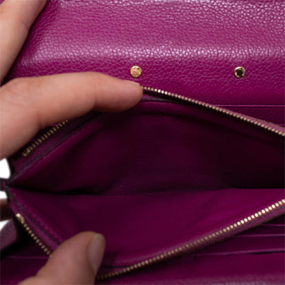 Louis Vuitton Pallas Wallet Fuchsia and Monogram