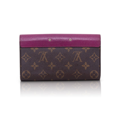 Louis Vuitton Portafoglio Pallas Fuxia e Monogram