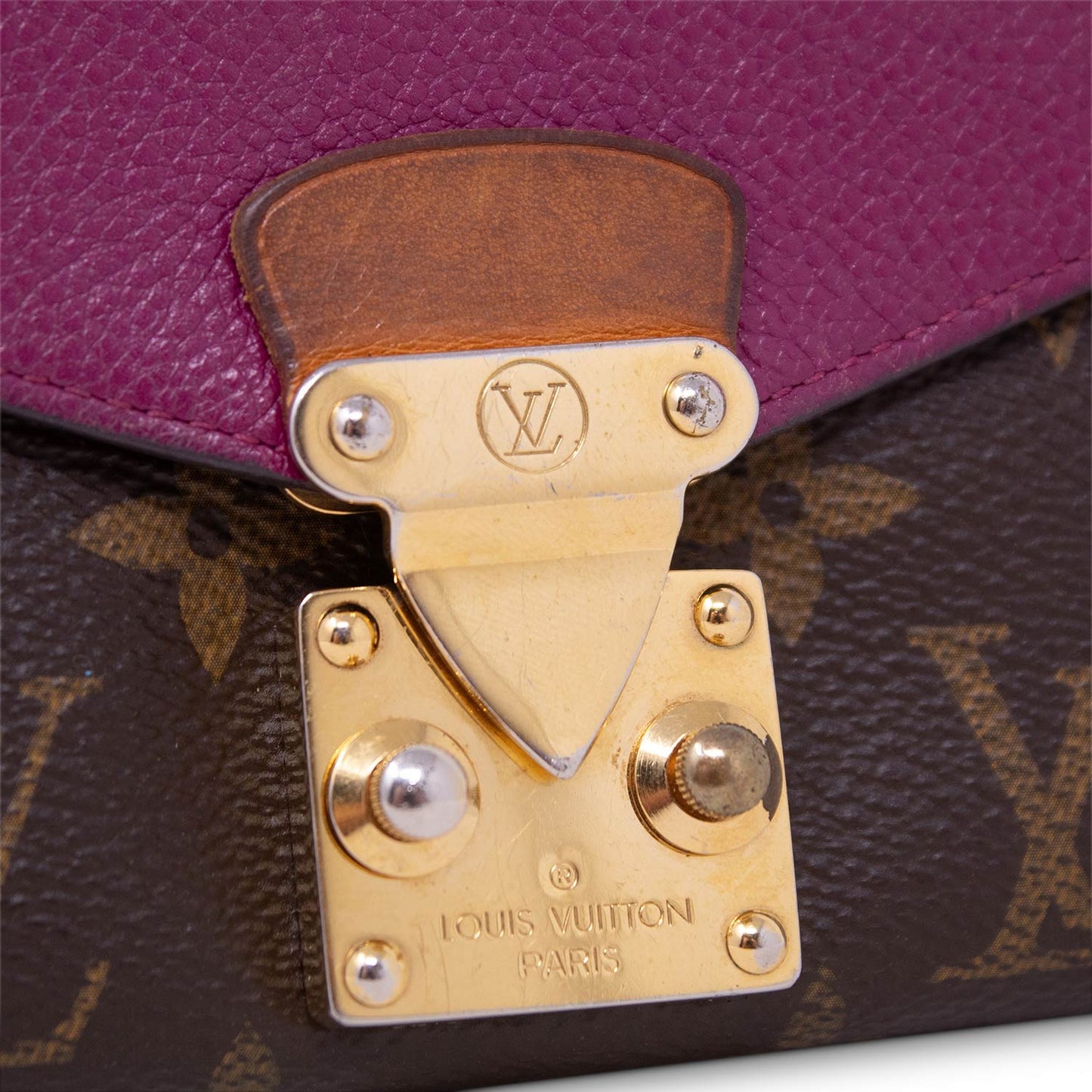 Louis Vuitton Pallas Wallet Fuchsia and Monogram