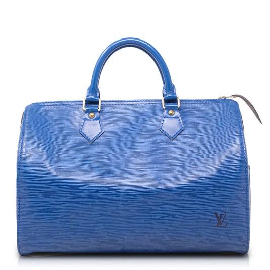 Louis Vuitton Speedy 30 Epi Blu