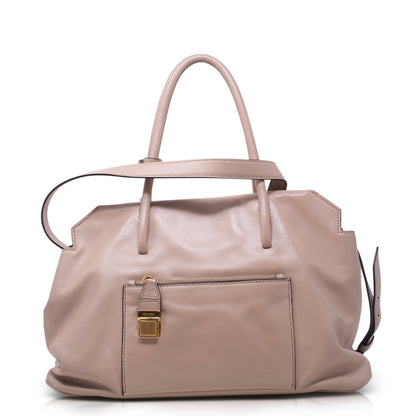 Miu Miu Shopper Soft Tote Beige