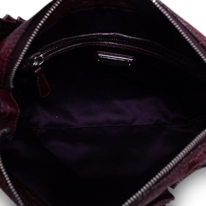 Miu Miu Ruffle Bordeaux