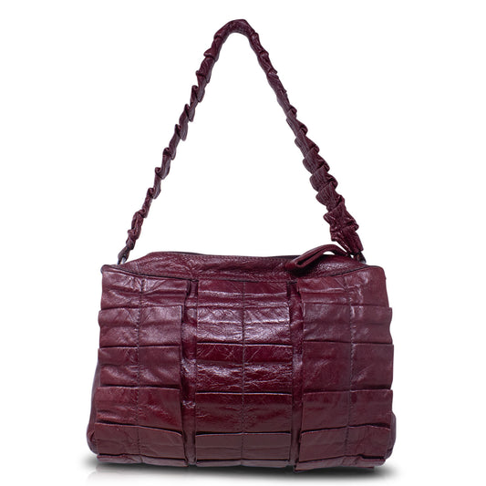 Miu Miu Ruffle Bordeaux