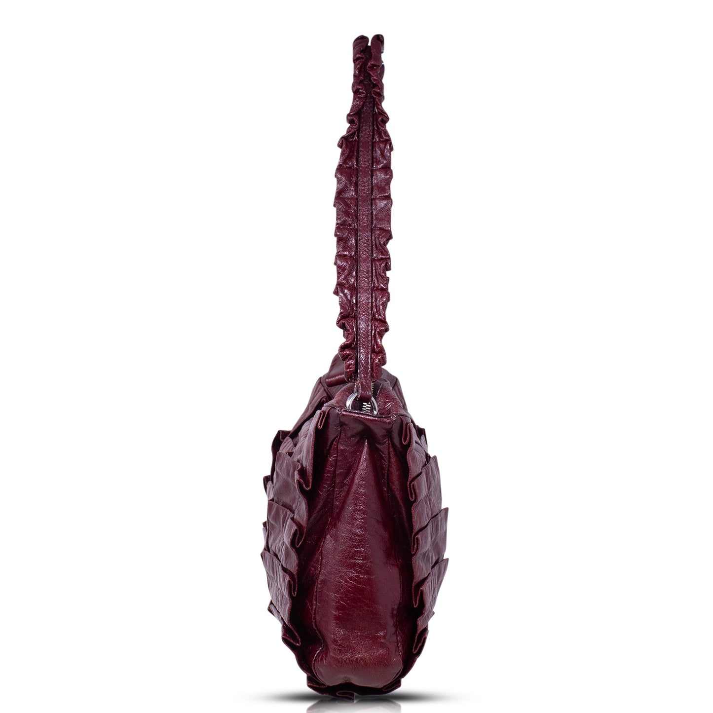 Miu Miu Ruffle Bordeaux