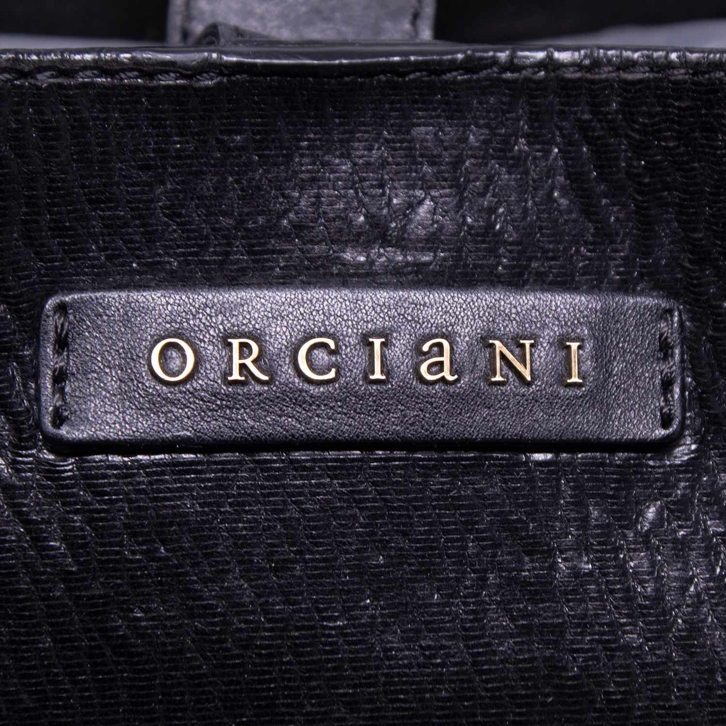 Orciani Shopper Tote Nera