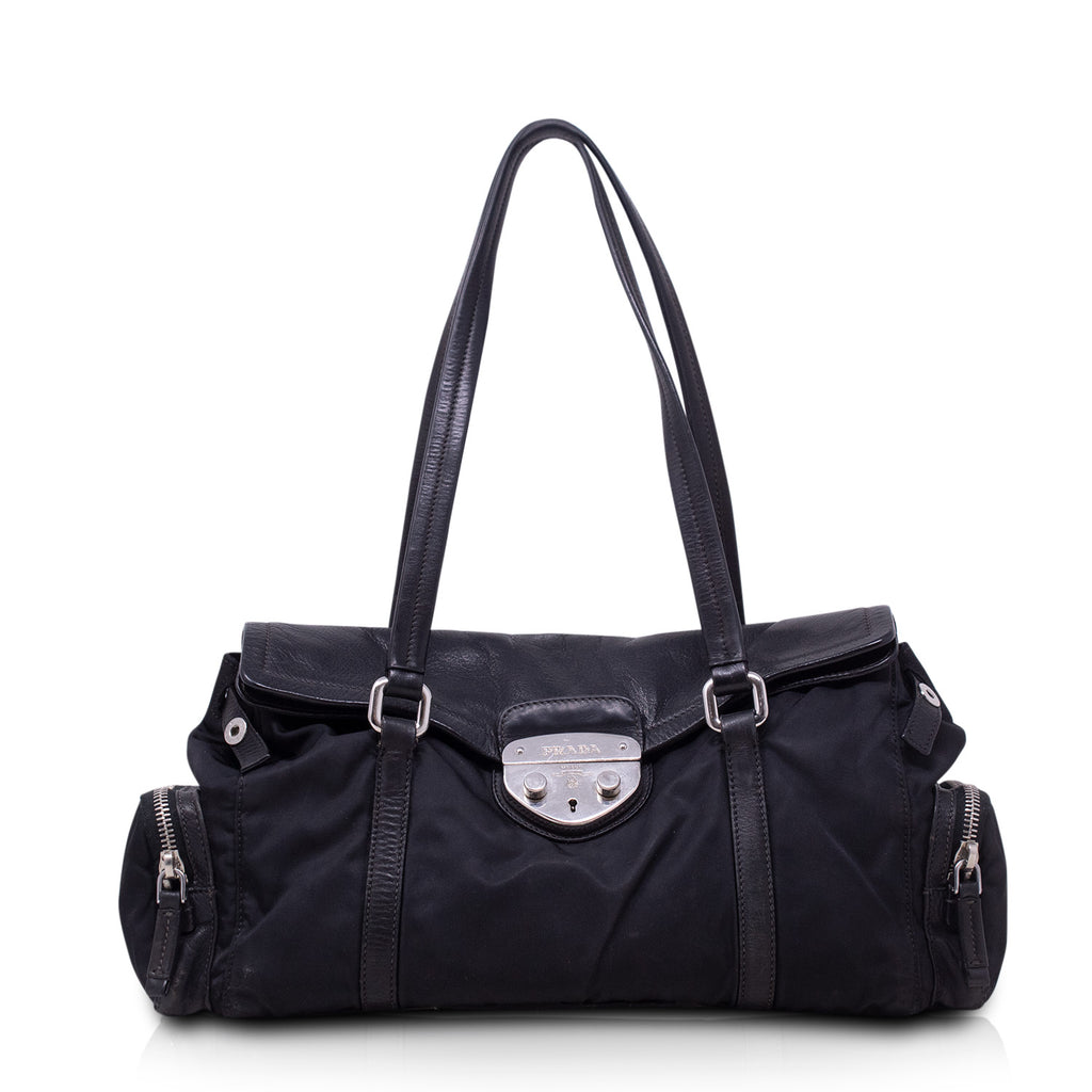 Prada Sound Nylon e Nappa Nera