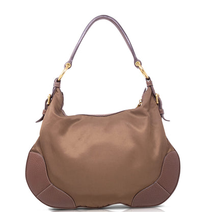 Prada Hobo Pelle Marrone