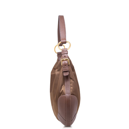 Prada Hobo Pelle Marrone