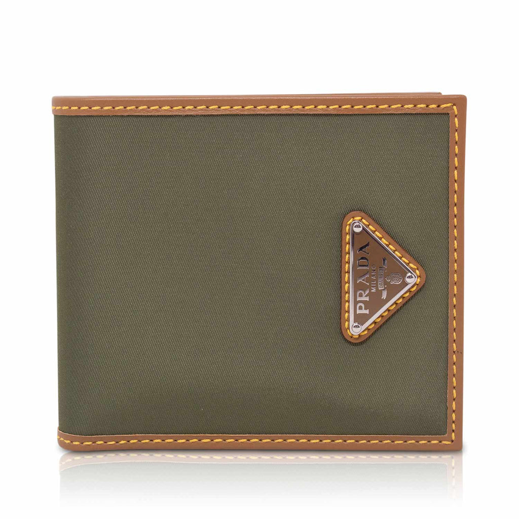 Prada Portafoglio Re-Nylon Verde