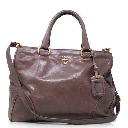 Prada Shopper Shine Fumo