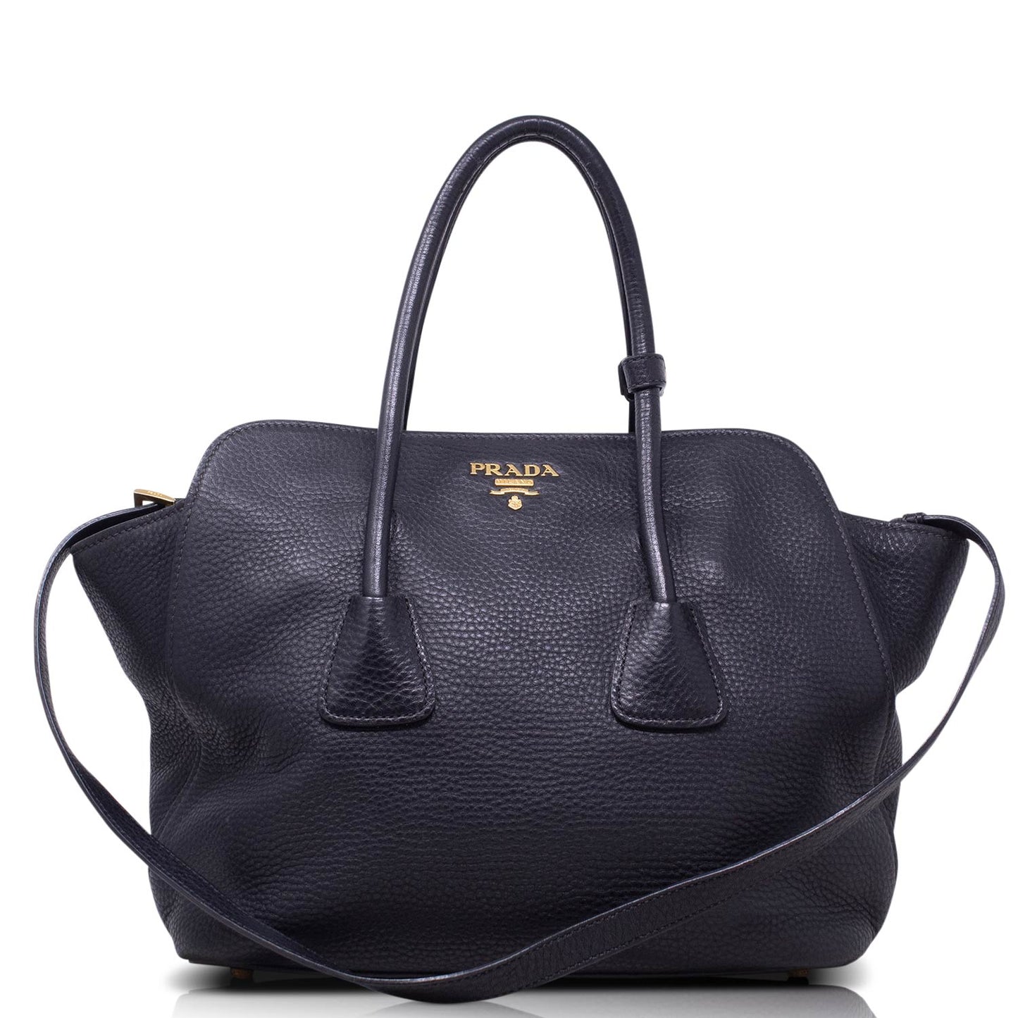 Prada Tote Top Handle Black 