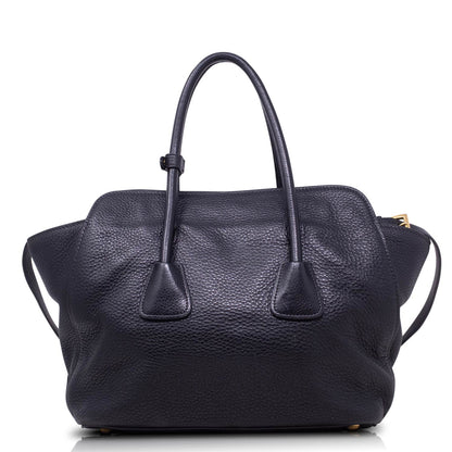 Prada Tote Top Handle Black 