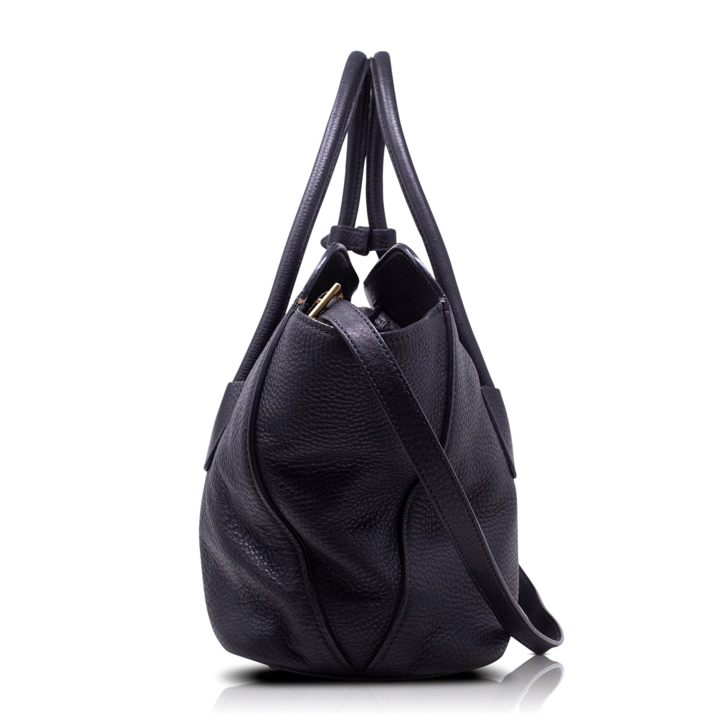 Prada Tote Top Handle Black 