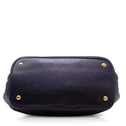 Prada Tote Top Handle Black 