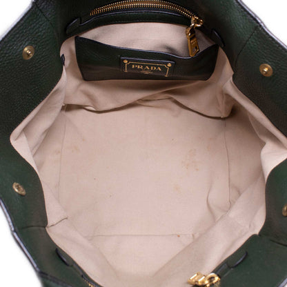 Prada Shopper Pelle Verde