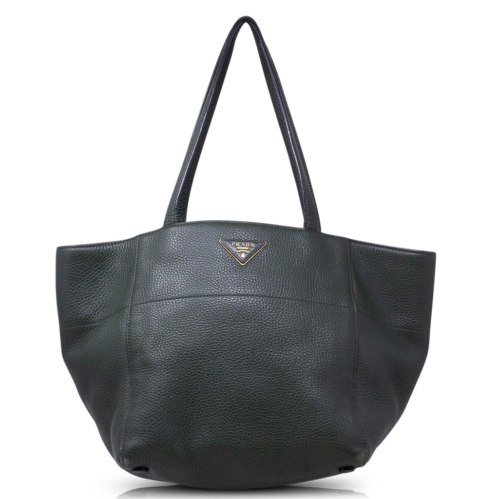 Prada Shopper Pelle Verde