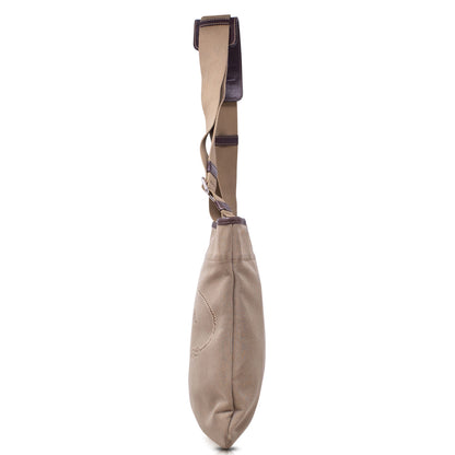 Prada Tracolla Logo Jacquard Canapa