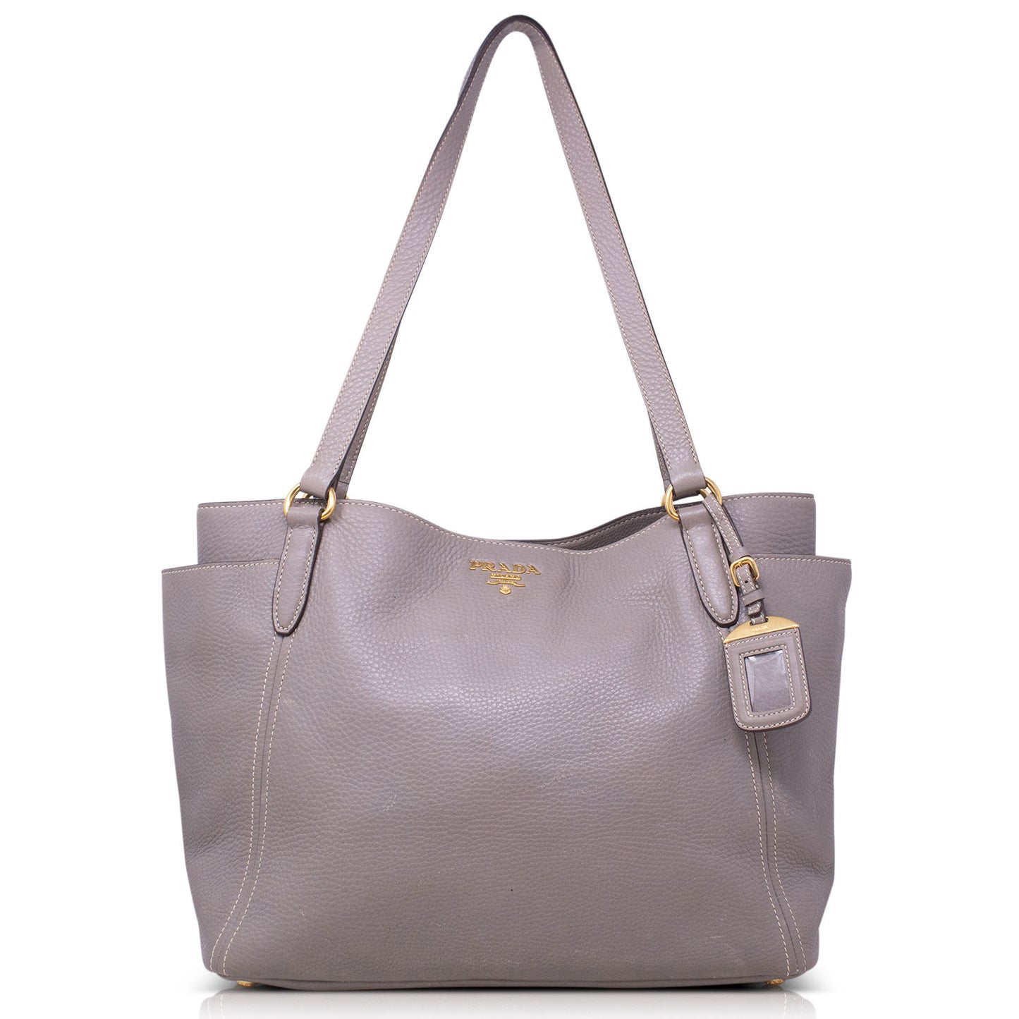 Prada Shopper Pelle Grigia