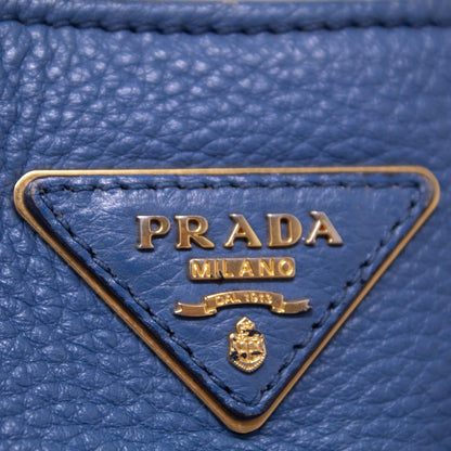 Prada Shopper Pelle Turchese