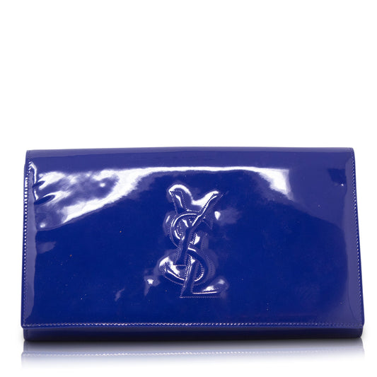 Saint Laurent Clutch Belle du Jour Blu