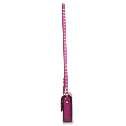 Valentino Rockstud Flap Crossbody Fuxia