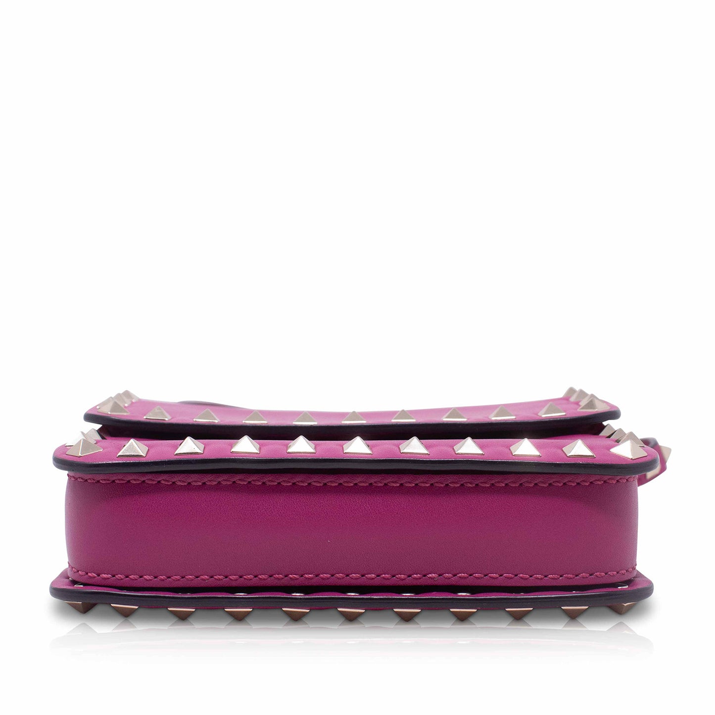 Valentino Rockstud Flap Crossbody Fuxia