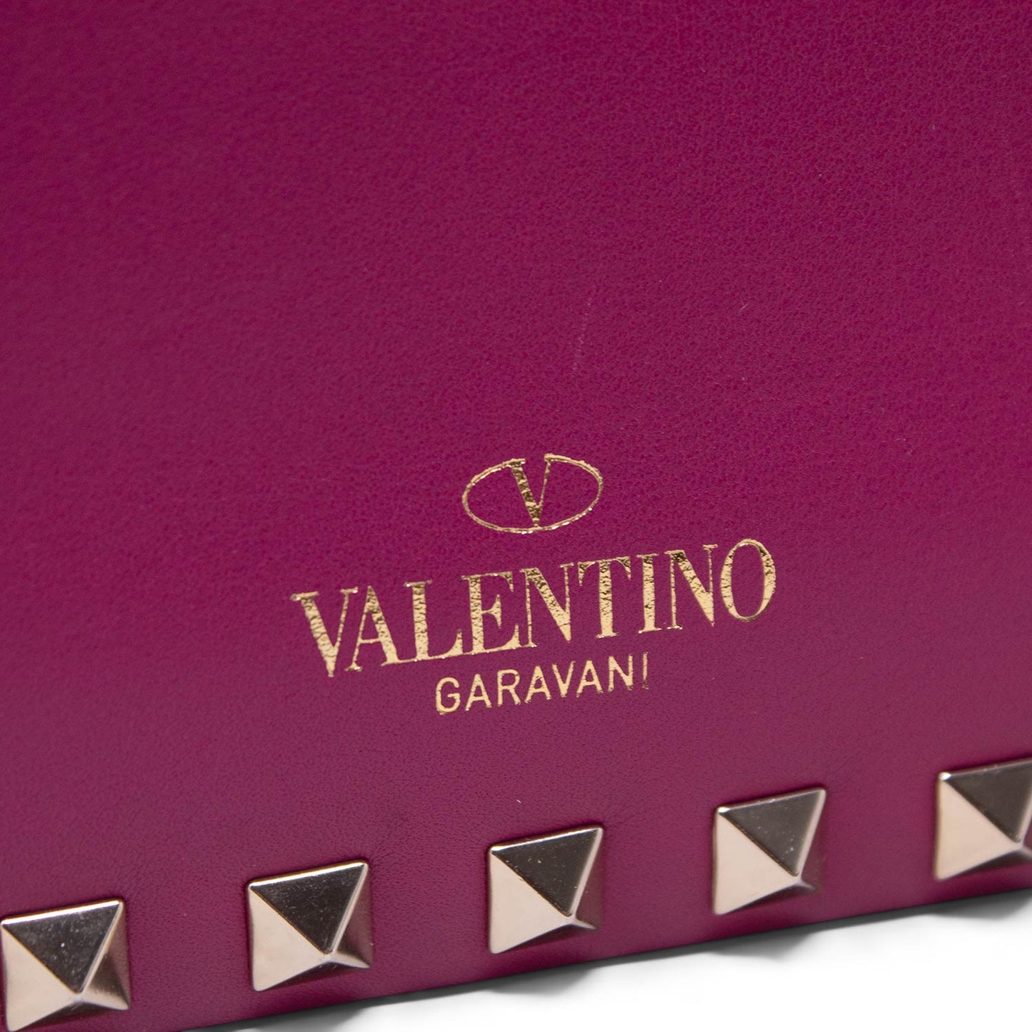 Valentino Rockstud Flap Crossbody Fuxia