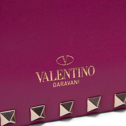 Valentino Rockstud Flap Crossbody Fuxia