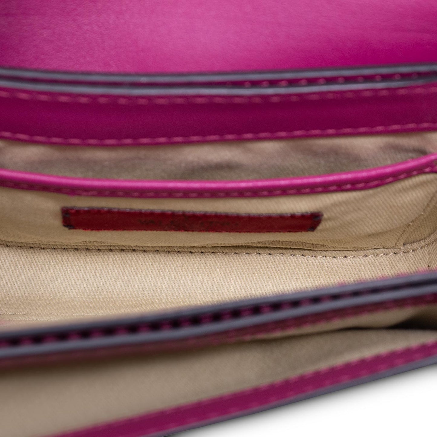 Valentino Rockstud Flap Crossbody Fuxia