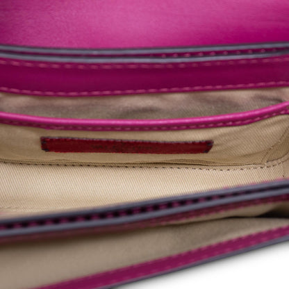 Valentino Rockstud Flap Crossbody Fuxia
