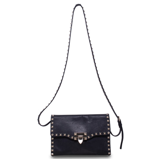 Valentino Rockstud Black Shoulder Bag 