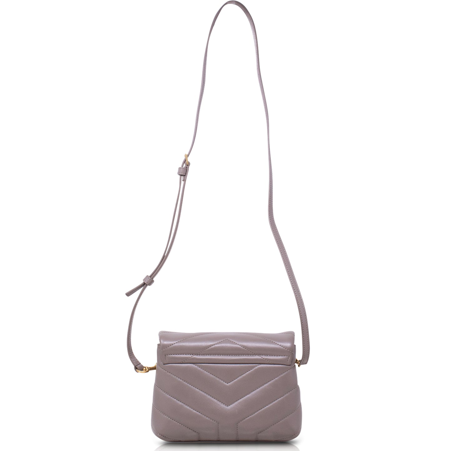 Ysl Loulou Toy Pelle Grigia