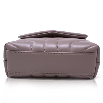 Ysl Loulou Toy Pelle Grigia