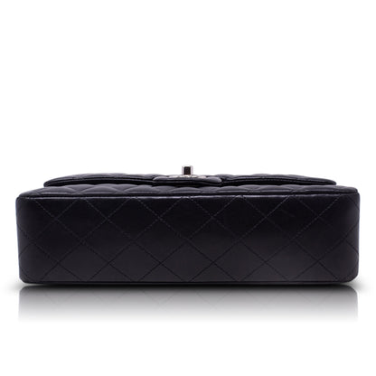 Chanel Classica Media Nera Hw Silver