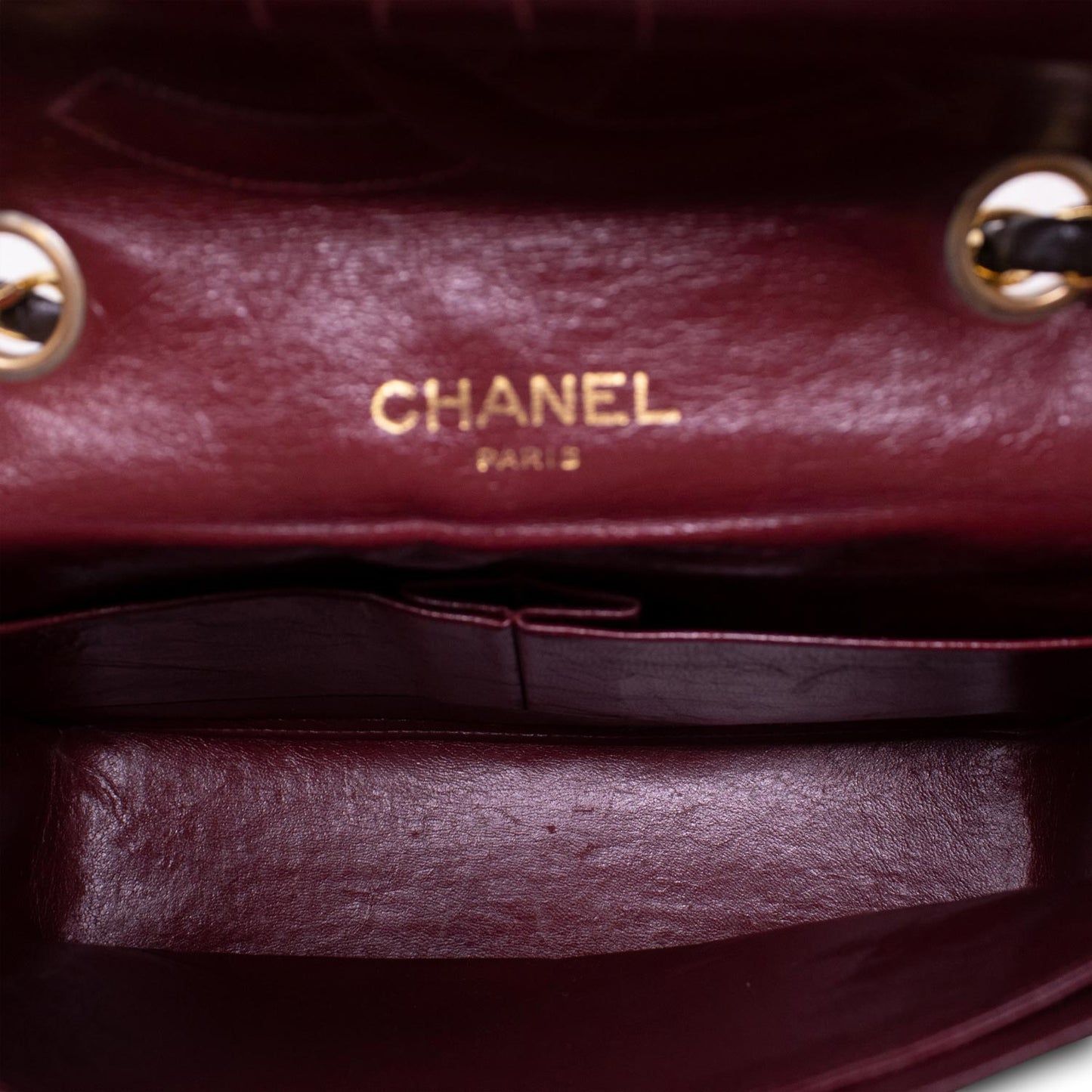 Chanel Diana Canvas e Pelle Marrone