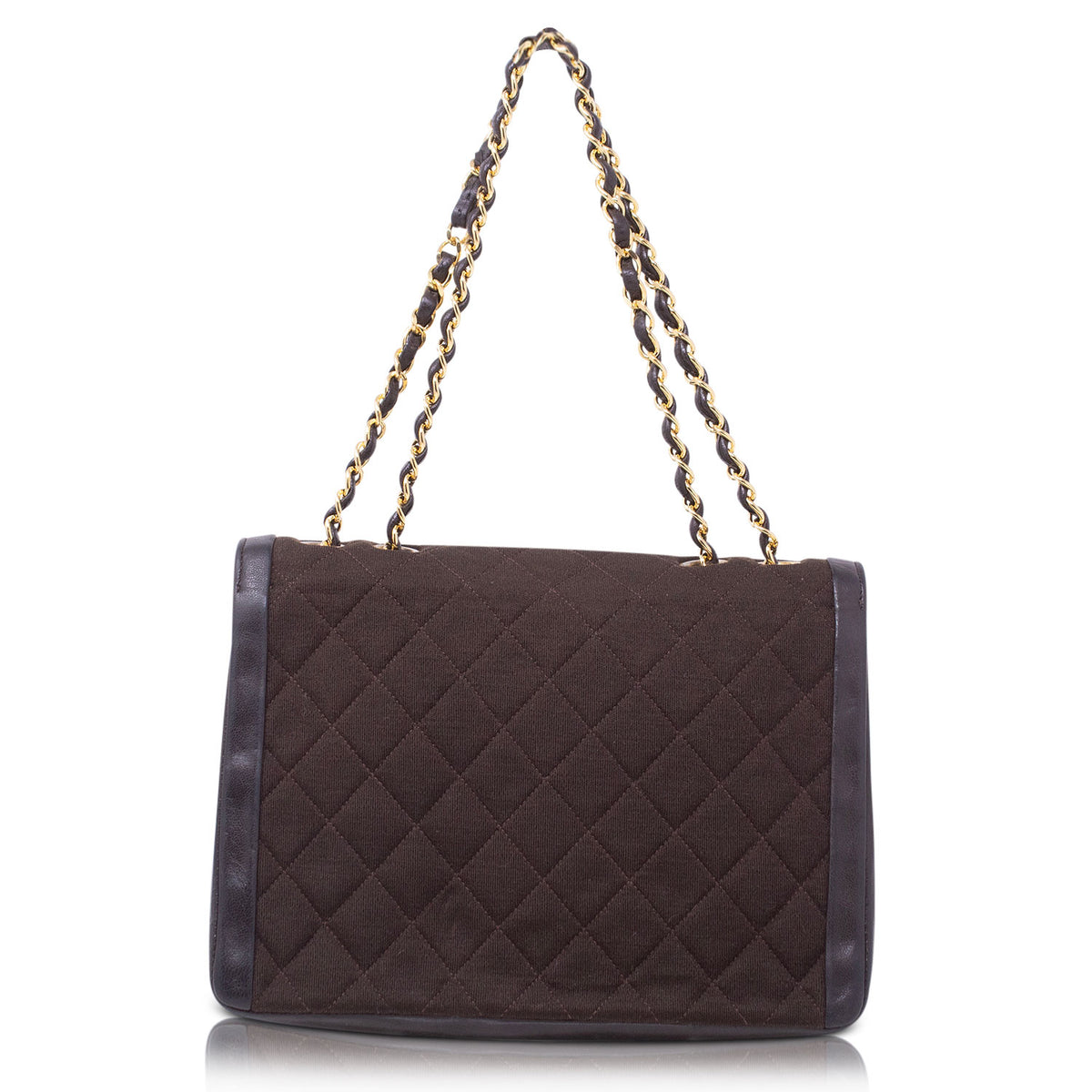 Chanel Diana Canvas e Pelle Marrone