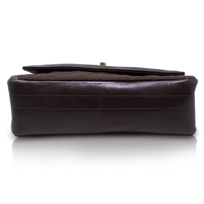 Chanel Diana Canvas e Pelle Marrone