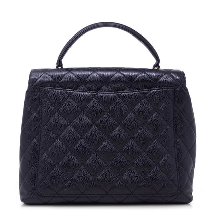 Chanel Kelly Caviar Nera Hw Gold