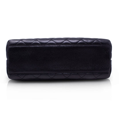 Chanel Kelly Caviar Nera Hw Gold