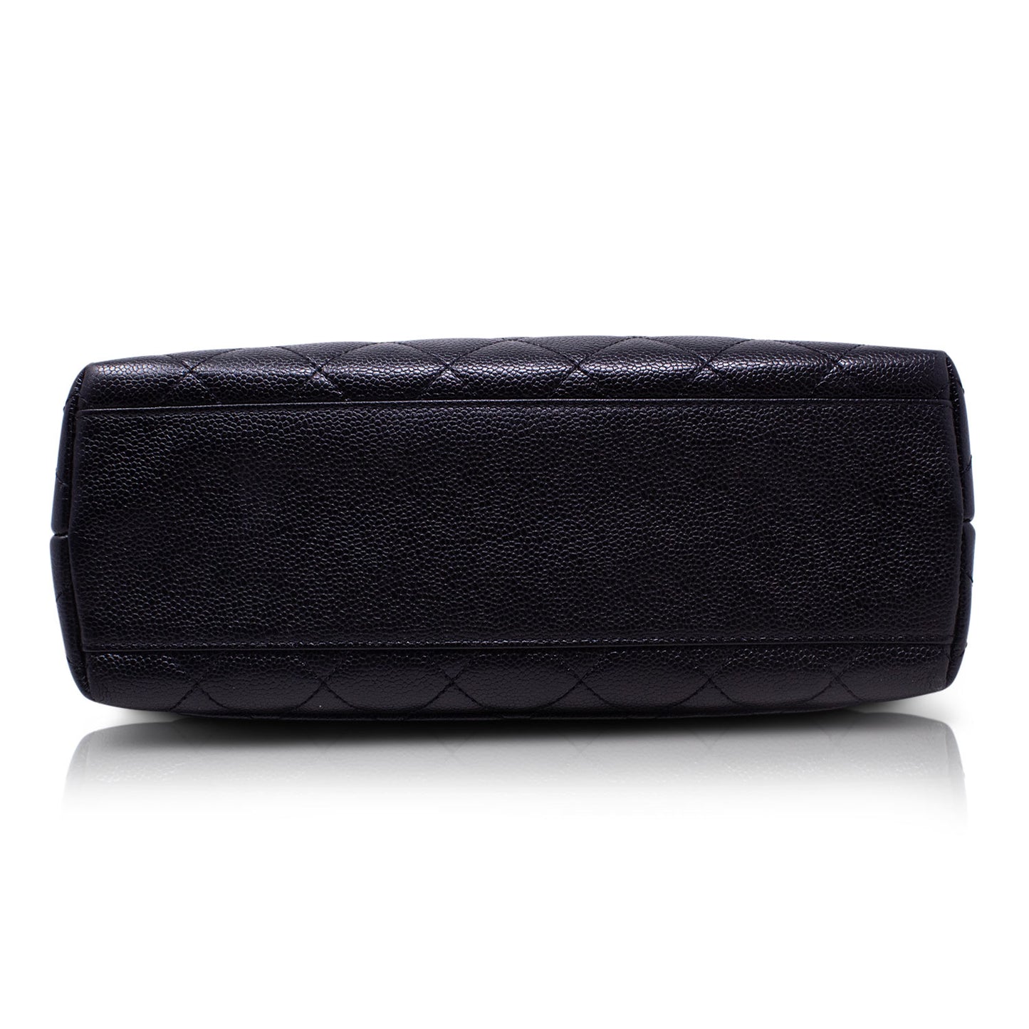 Chanel Kelly Caviar Nera Hw Silver