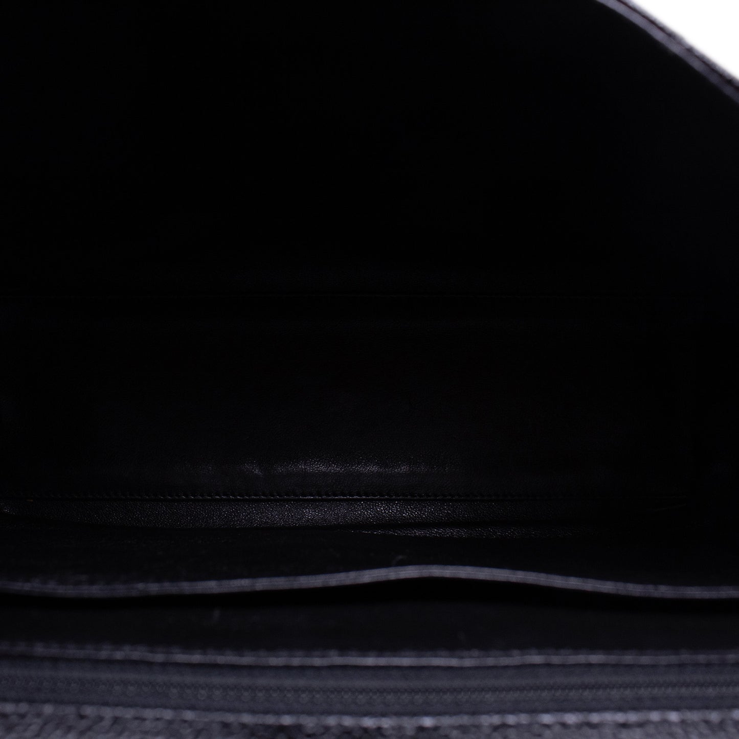 Chanel Kelly Caviar Nera Hw Silver
