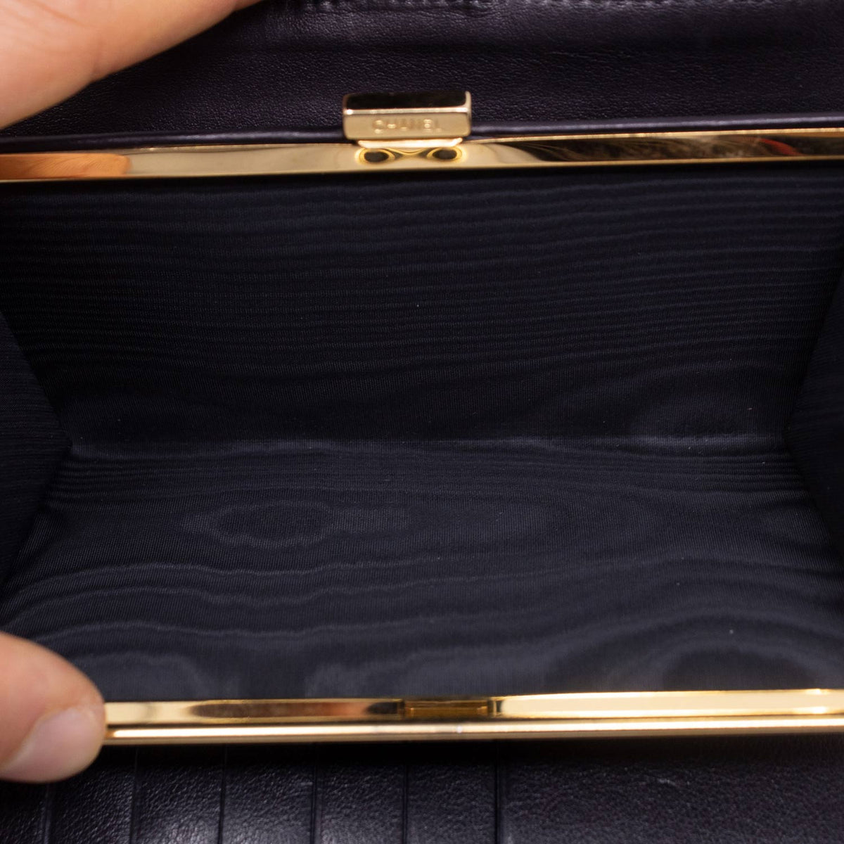 Chanel Portafoglio Timeless Caviar Nero Vintage