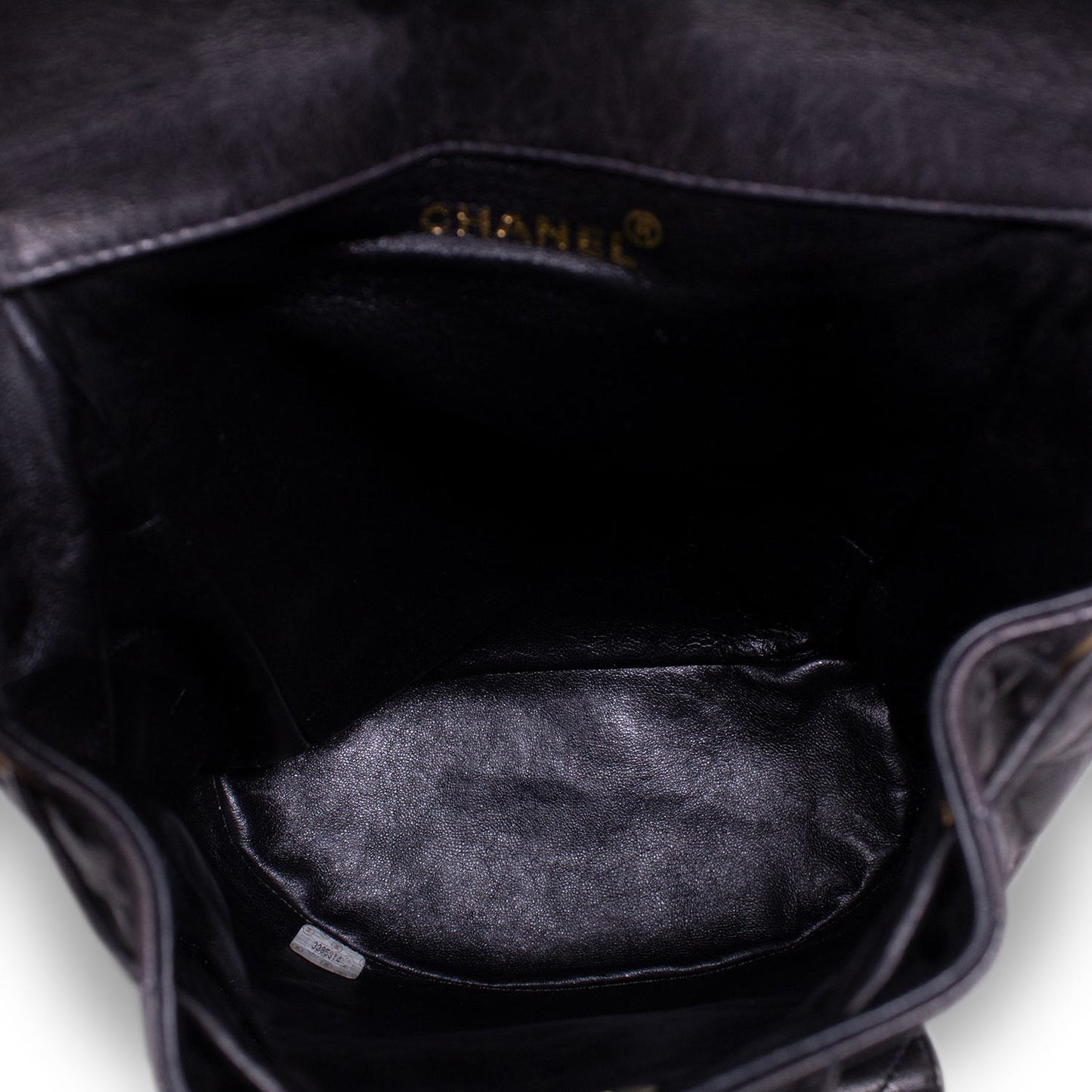 Chanel Brown Cognac Vintage Backpack