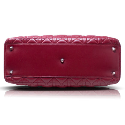 Dior Lady Grande Rossa Cherry Hw Silver