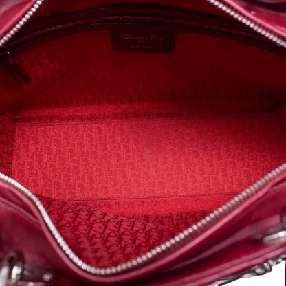 Dior Lady Grande Rossa Cherry Hw Silver