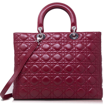 Dior Lady Grande Rossa Cherry Hw Silver