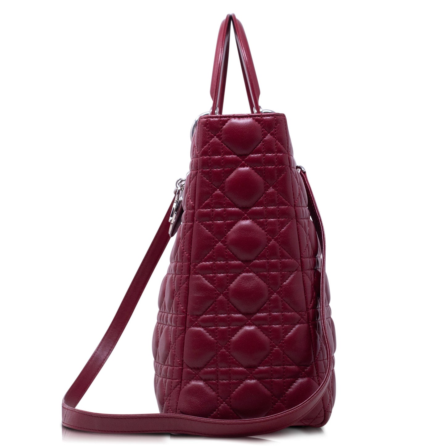 Dior Lady Grande Rossa Cherry Hw Silver