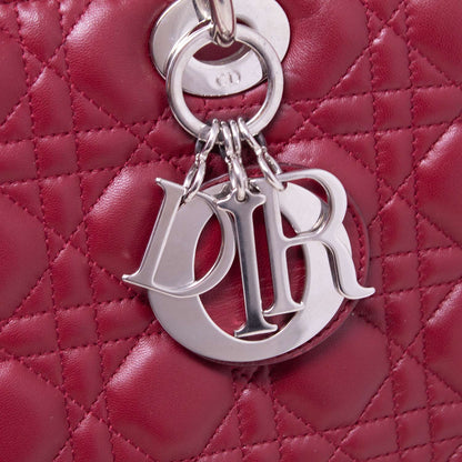 Dior Lady Grande Rossa Cherry Hw Silver