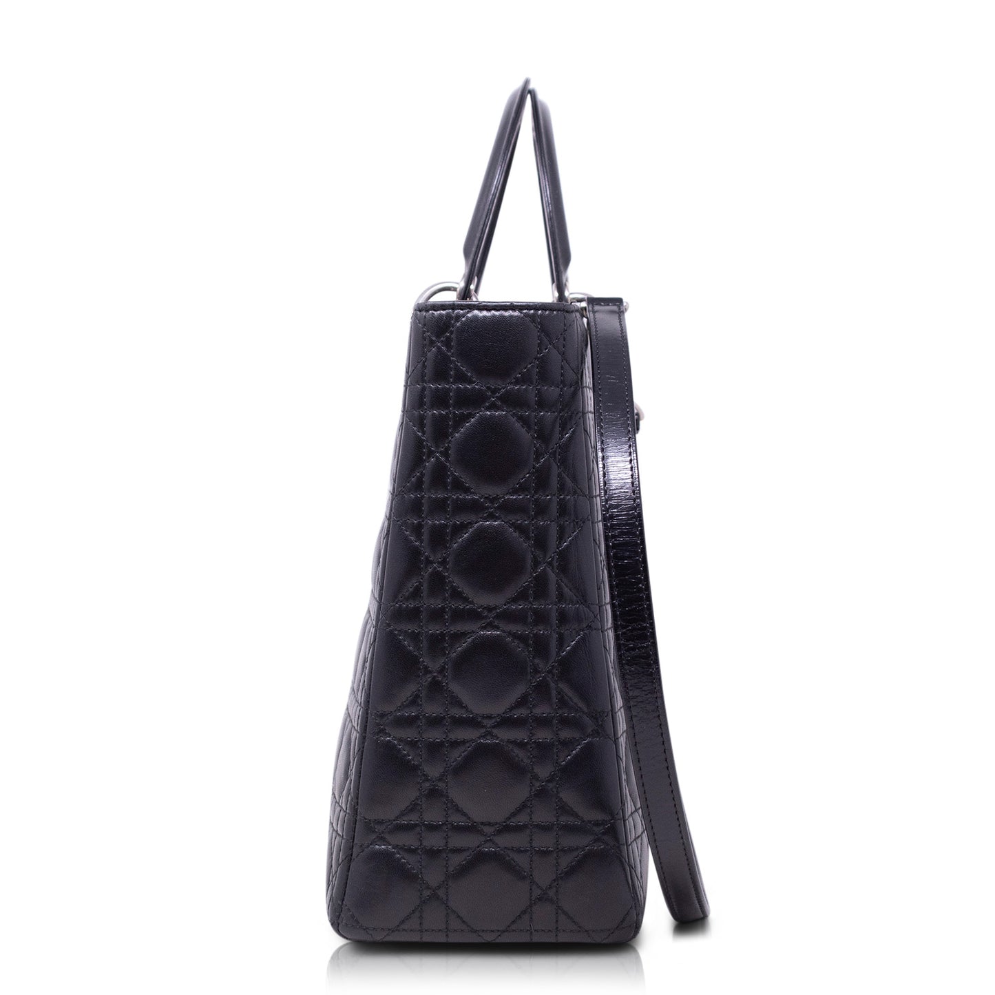 Dior Lady Grande Nera Hw Silver